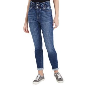 KanCan high waist paperbag jeans - 8